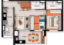 Club Station Vila Prudente - Apto 64m² com 2 dormitórios