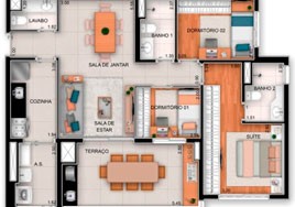 Club Station Vila Prudente - Apto 91m² com 3 dormitórios
