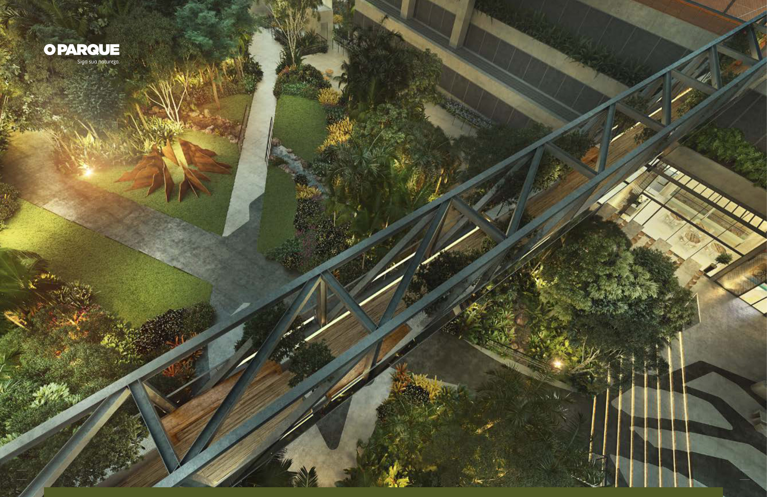 O Parque Brooklin - Passarela entre torres