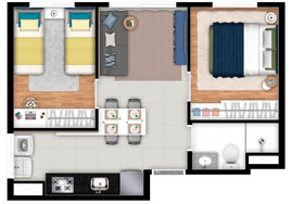 Planta 36m²