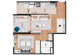 TEG Sacomã - 45m² - 1 dorm