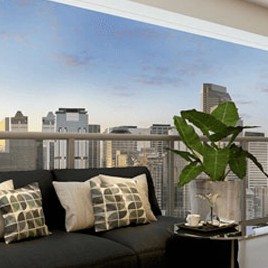 Terraço apartamento de 145m²