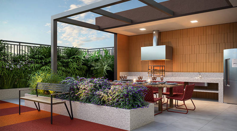 Varanda Vila Ema - Churrasqueira